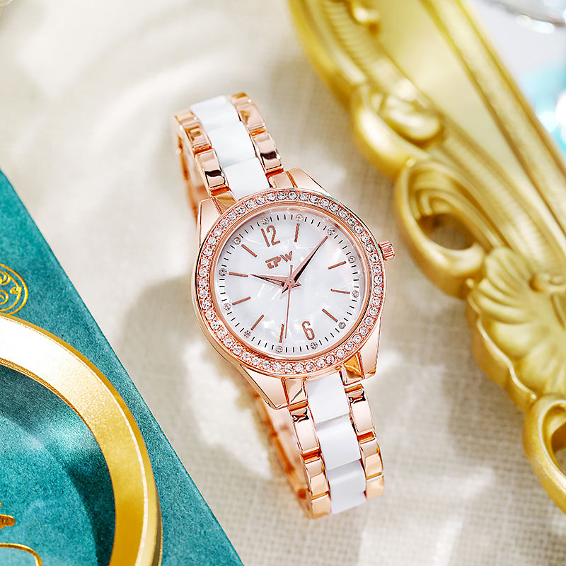 Top qualité Faux cadran en marbre Montres Femmes OEM Bracelet