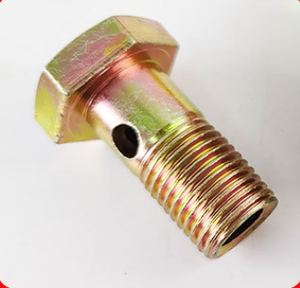 <span class=keywords><strong>Pompe</strong></span> de transfert de carburant en acier inoxydable à filetage grossier personnalisée en usine, vis creuse, passage d'huile hydraulique, raccord de tuyau d'huile - Product Image 2