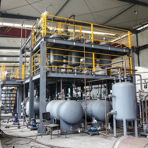 PurePath 2024 high-end oil machine Waste motor lube oil distillation plant with CE & ISO certificates with high quality output