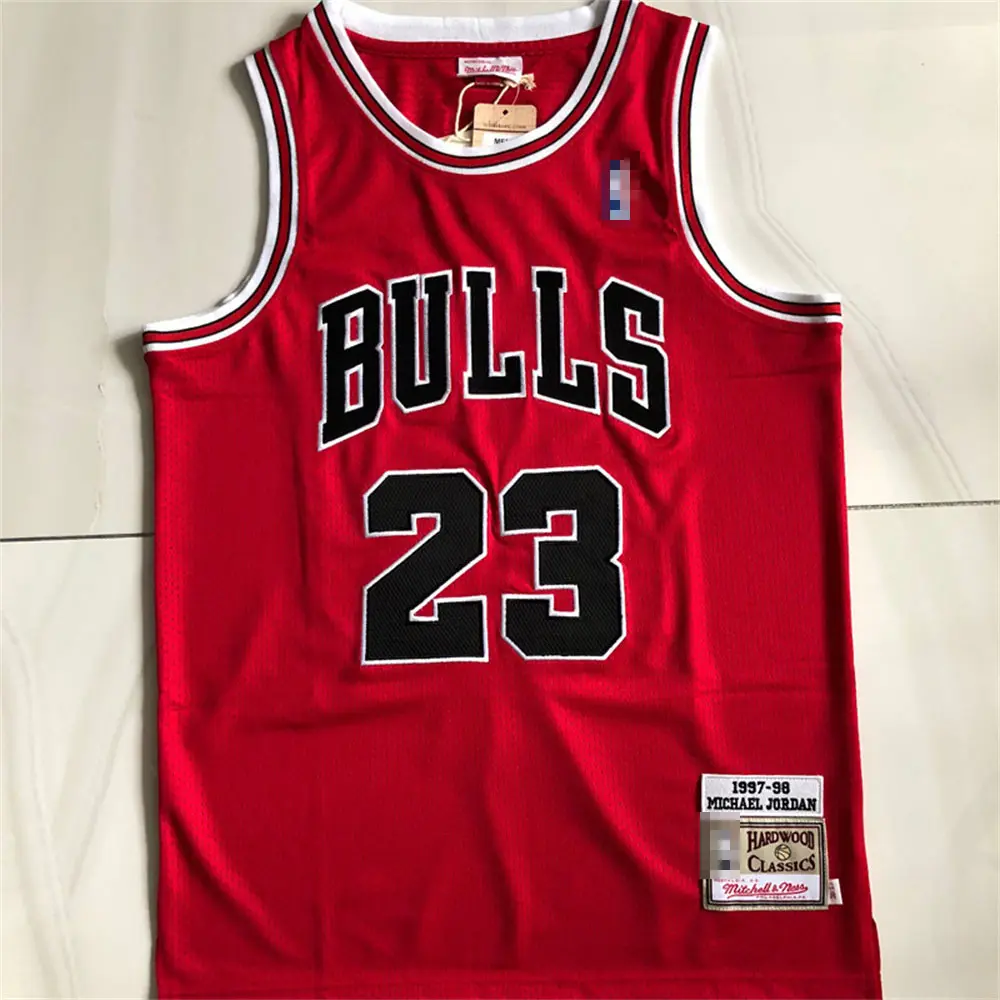 2022 Bulls #23 #91 Maillot de Jor-dan de qualité supérieure tout maillot de basket-ball brodé pour hommes édition rétro uniformes de basket-ball pour hommes