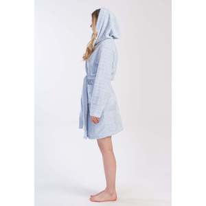KADIN J.ULTRASOFT KAPSONLU UZUN KOL KISA CEPLI SABAHLIK - AZUL - AZUL - Product Image 2