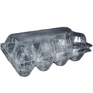 8/9/12/24/30 Holes Clear Plastic Egg Tray Medium Size Clear Plastic Egg Cartons Plastic Egg Cartons