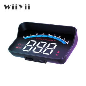 2023 New Hot Sell Car Accessories Car HUD Tpms Display M6s HUD With 3.5 Inch LCD Projection Universal Car Speedometer OBD2 Gauge