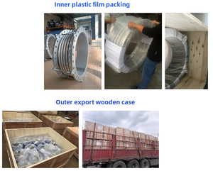 Khe co giãn cho môi trường kim loại của đường ống, ống xả kim loại bằng thép không gỉ, kiểu mặt bích phổ quát. - Product Image 5