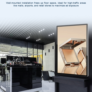 Affichage numérique interactif LCD mural intérieur de 55 pouces, écran tactile infrarouge 10 points, Android - Product Image 5