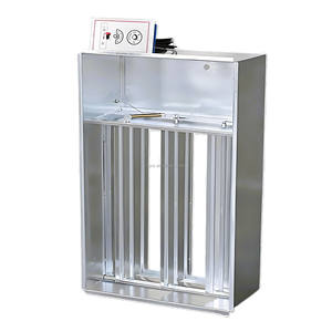 Peredam asap tahan api yang dikendalikan jarak jauh dengan fungsi penyesuaian untuk saluran pemadam kebakaran - Product Image 1