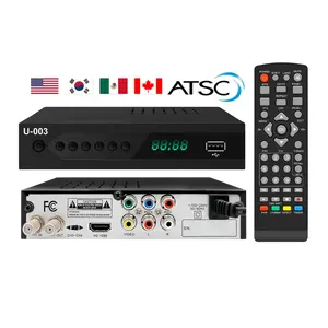 JUNUO ATSC Tv Box Digital Tv Converter Box Enregistrement Pvr Fonction Tv Recorder Atsc Stb