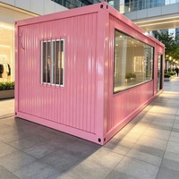 Maison conteneur de luxe respirante et pliable, moderne, prête à l'emploi, pour résidence familiale, bureau, bâtiment, usine, entrepôt, hôtel, villa
