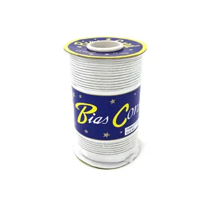 20 ans d'expérience, bon prix, fabricant chinois, ruban biais en polyester et coton double satin blanc, noir, <span class=keywords><strong>rouge</strong></span>, vert, 25 mm, 40 mm, 50 mm - Product Image 1