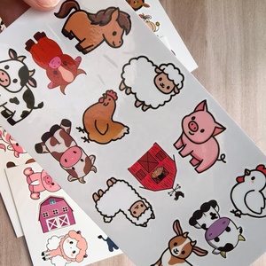 <span class=keywords><strong>Tatuajes</strong></span> Temporales de Animales de Granja para Niños, Lindos <span class=keywords><strong>Tatuajes</strong></span> de <span class=keywords><strong>Cerdo</strong></span>, Caballo, Vaca y Oveja, Resistentes al Agua, para Fiestas de Cumpleaños Infantiles - Product Image 4