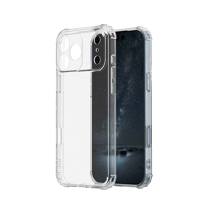 Popular Soft Tpu Silicone Phone Cover for iPhone 18 17 16 15 14 13 12 11 Pro Max 5G Heavy Duty Shockproof Mobile Phone Cover
