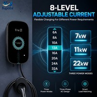 Type 2 1 GB TESLA NACS Chargeur de voiture électrique 22KW 11KW 7KW Station de recharge pour véhicule électrique OCPP Wallbox pour véhicule électrique