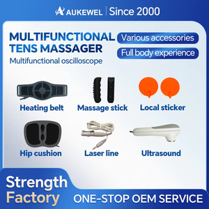 Masseur multifonctionnel laser <span class=keywords><strong>TENS</strong></span> chaleur ultrasons multi-canaux pour tout le corps, masseur de pieds avec accessoires - Product Image 4