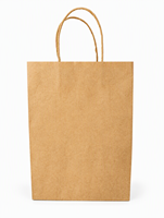 Vente directe du fabricant, sac en papier kraft personnalisé avec impression sur 4 côtés, avec votre logo, design personnalisé, sac d'emballage pour la vente au détail