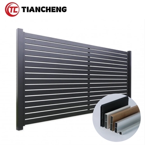 Panel de Cerca de Aluminio, Diseño Arquitectónico Moderno para Jardín Exterior - Product Image 5