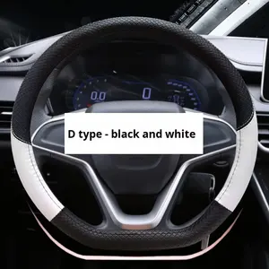 Copri volante sportivo a 4 razze per <span class=keywords><strong>grandi</strong></span> Box Truck 40-50cm per camion per auto in pelle custodia universale - Product Image 4