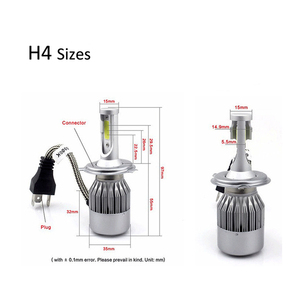 High Temperature Resistance <strong>Auto</strong> <strong>Lighting</strong> <strong>System</strong> C6 Super Bright H1 H7 H13 9004 9007 H13 H4 Led Headlight Bulb for Car - Product Image 4
