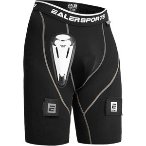 EALER BCP300 Mens Core Compression Shorts with Athletic <b>Cup</b> for Baseball Hockey Softball - Product Image 1