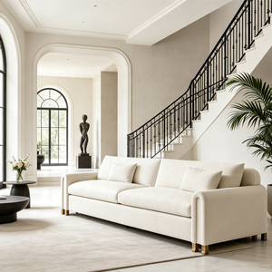 Ensemble de canapé sectionnel carré moderne et élégant 2 places avec rembourrage en mousse pour appartement et <span class=keywords><strong>salon</strong></span> de villa - Product Image 1