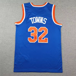 Parche Bordado para Hombre 2026 OG Anunoby # Camiseta de Baloncesto Retro de los 8 Jugadores: Jalen Brunson, Josh Hart, Anthony Towns, Patrick <span class=keywords><strong>Ewing</strong></span> - Product Image 6