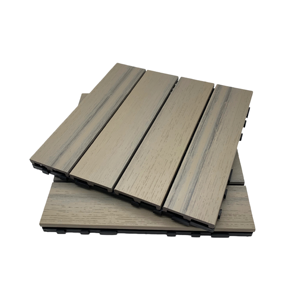 Độ ẩm bằng chứng sân thượng thiết kế WPC sàn gỗ tếch Snap trong decking Board DIY dập nổi sàn gạch cho Patio - Product Image 4