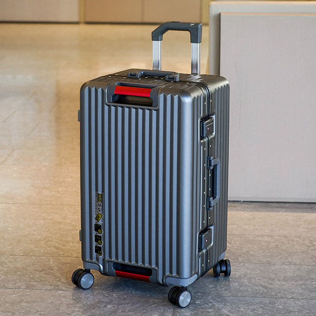Wholesale Luxury Simple Fashionable Light Weight Anti-Theft Spinner Travel Suitcase 70/30 Split Large Capacity Sturdy Durable