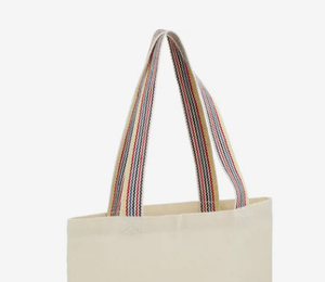 Sacs en toile écologiques de haute qualité, personnalisés, imprimés, en coton recyclé arc-en-ciel, pour la publicité - Product Image 4