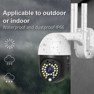 Cámara de Vigilancia Exterior Inalámbrica YCC365 Plus 3MP, Impermeable, con WiFi, Luz de Seguridad, Alarma por Voz, Micrófono Integrado y Visión Nocturna - Product Image 3