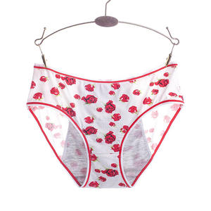 月经内裤低腰印花3层防漏内衣青少年少女内裤少女时期内裤 - Product Image 6