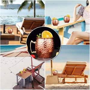 Supplier Supermarket Shipment Stainless Steel 304 Moscow Hammer Point Mule Cup Beer Mug - Product Image 5