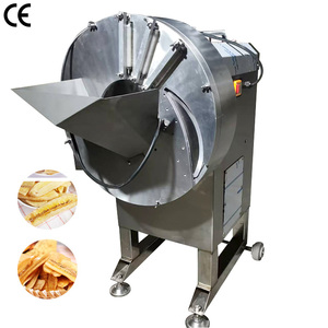 Petite machine à trancher en acier inoxydable 220V pour concombres, chips de bananes, plantains, haute capacité - Product Image 1