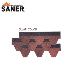 Saner Mosaïque de haute qualité Bardeaux d'asphalte Vente en gros directe d'usine Tuiles de toiture Revêtement de <span class=keywords><strong>toit</strong></span> imperméable pour maisons modernes - Product Image 4