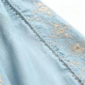 Abaya Moderna con Cuentas Bordadas, Tela de Alta Calidad, Vestido Personalizado al por Mayor de Dubái para Mujeres Musulmanas - Product Image 2