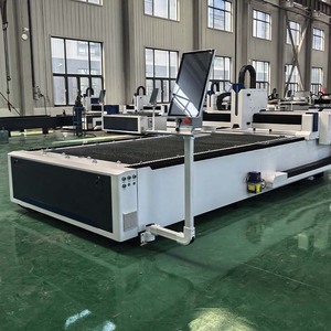 เครื่องตัดเลเซอร์ CNC สำหรับอุตสาหกรรมป้อนอัตโนมัติความเร็วสูงสำหรับท่อแผ่นโลหะในการผลิตฮาร์ดแวร์ - Product Image 1