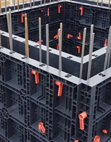 Système de coffrage modulaire en plastique ABS imperméable pour béton, piscines, sous-sols et projets de construction résidentielle multi-scènes