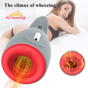 Juguete Sexual para Adultos, Copa Masturbadora con Vibración y Calentamiento Automático, Simulador de Vagina Masculina, Masajeador para Hombre - Product Image 2