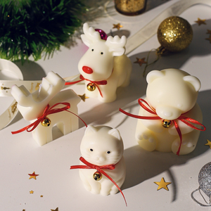 Bougie parfumée de Noël originale, décorations pour la maison, fêtes du Nouvel An, belles bougies parfumées de Noël - Product Image 5
