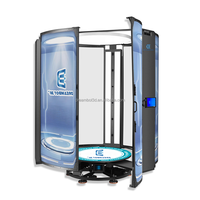 Caméra 12MP haute résolution 1800W Scanner de portrait 3D rotatif pour une modélisation Gmaes 3D numérique à balayage rapide du corps humain réaliste