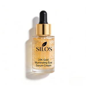 SILOS Sérum-Crema <span class=keywords><strong>para</strong></span> <span class=keywords><strong>Ojos</strong></span> con Péptidos Antiarrugas Iluminadores <span class=keywords><strong>de</strong></span> Oro <span class=keywords><strong>de</strong></span> 24K - Product Image 1