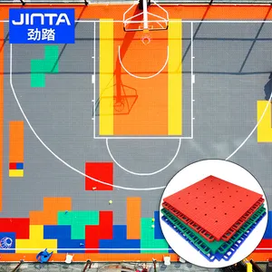 Portable Interlocking Outdoor Backyard Sport Court <strong>3X3</strong> Custom Used Basketball Floors <strong>Tiles</strong> System Pp Plastic Material - Product Image 1