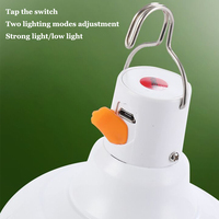 Ampoules LED rechargeables USB pour l'extérieur, lumière d'urgence, lampes de Camping portables