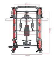 Machine de musculation complète en acier pour salle de sport, station multifonctionnelle pour la musculation du torse et des bras