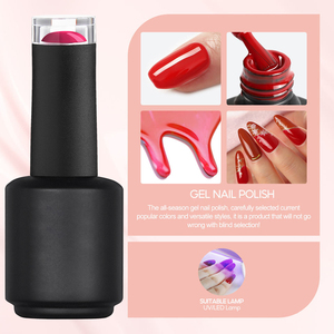 Roniki 2023 Hot Bán Hema miễn phí Vegan Nail Gel Polish 3000 màu OEM ODM thương hiệu riêng nhãn hiệu của bạn sơn móng tay sơn mài véc ni - Product Image 3