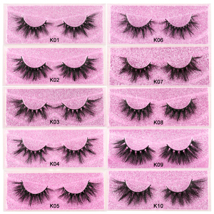 Faux <b>Mink</b> <b>Lashes</b> Wholesale Custom Logo Extensions <b>Lash</b> Kit United States <b>Lash</b> Glue Camel Plastic Cotton Stalk Handmade 3D - Product Image 3