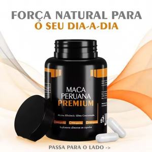 Organic Black Maca Root Supplement for Men Improve Energy Black Maca Supplement 60 Capsules - Product Image 2