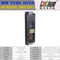 Alimentation à découpage DC basse tension dédiée pour vitrine à bijoux TOTIWO 12V30A 24V15A 360W – Transformateur PSU