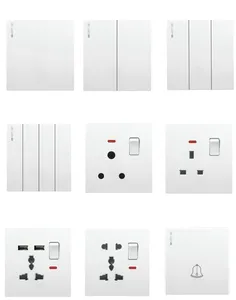 Factory directly top quality uk standard electric switch power socket for wholesale