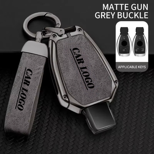 เคสกุญแจรถยนต์โลหะผสมสังกะสีสำหรับเมอร์เซเดส เบนซ์ ซี คลาส รีโมทคอนโทรล ป้องกันรอยขีดข่วน สำหรับเมอร์เซเดส เบนซ์ C300 C260 C200 C180 - Product Image 2