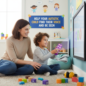 Dispositivo AAC per Autismo, Strumenti di Comunicazione Non Verbal per Terapia del Linguaggio e Riabilitazione da Ictus, Tablet per Comunicazione, Ausili per la Parlata per Autismo - Product Image 3