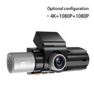 ACARCAM 4K Nouveau design 2 caméras universelles, caméra de tableau de bord avant 4K rabattable, écran LCD <span class=keywords><strong>3</strong></span>,2 pouces, vision nocturne, double/triple caméra, contrôle par application Wifi - Product Image 5